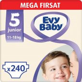 Evy Baby Bebek Bezi 5 Numara 240 Adet MEGA FIRSAT - 1