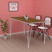 Knsz yemek masası huve cvzbyz 075*130*090 mutfak ofis çalışma - 1