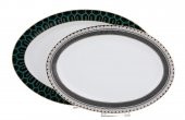 Imogene Bone Serisi 2Li Oval Tabak Seti - 1