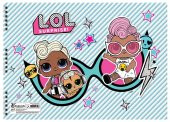 LOL Bebek Resim Defteri 25x35 cm Spiralli Telli 15 Yaprak - 2