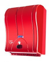 Palex 3491-B Prestij Otomatik Havlu Dispenseri 21 CM Kırmızı - 1