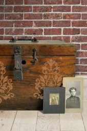 Damask 15 Stencil Boyama şablonu 30x30 cm, Duvar Stencil, Fayans Stencil, Mobilya Stencil - 1