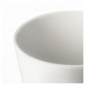 IKEA MUSKOT 9 CM SAKSI TOPRAK KAP SERAMİK BEYAZ BAHÇE ÇİÇEK - 3