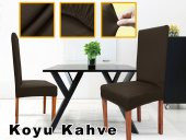 Sandalye Kılıfı "abeltrade".Kaliteli Likralı Lastikli Pratik.4 LÜ - 8