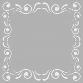 Çerçeve 3 Stencil Boyama şablonu 30x30 cm, Duvar Stencil, Fayans Stencil, Mobilya Stencil - 2