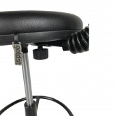 Goldsit Mega Tam Çemberli Sırtlı Tabure 200 P (Siyah Deri) - 8