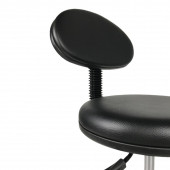 Goldsit Mega Tam Çemberli Sırtlı Tabure 200 P (Siyah Deri) - 9