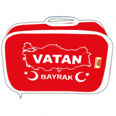 Vatan Masa Bayrağı Türk 100 Polyester 30x45 VT102 - 1