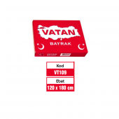 Vatan Bez Bayrak Türk 100 Polyester 120x180 VT109 - 1
