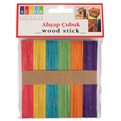 Südor Ahşap Çubuk Küçük Renkli BS69 - 1
