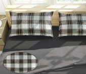 Miabella Home Ekose 50x70 Flanel Yastık Kılıfı 2 li - 4