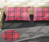 Miabella Home Ekose 50x70 Flanel Yastık Kılıfı 2 li - 5