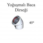BEZE Yoğuşmalı Baca İlave Dirsek - 45° - 1