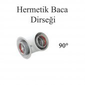 BEZE Hermetik Baca İlave Dirsek - 90° - 1
