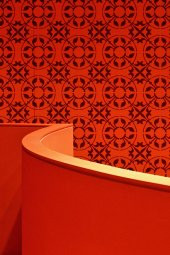 Karo 25 Stencil Boyama şablonu 30x30 cm, Duvar Stencil, Fayans Stencil, Mobilya Stencil thumbnail 1