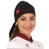 Emel Üniforma Bone Doktor Hemşire Asistan Personel Nakışlı Bandana - 1