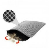 Elekli Çift Katlı Kedi Kumu Paspası 60X45 cm - 3