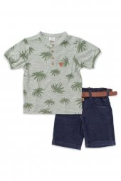 Yeşil Palmiyeli Erkek Çocuk Takımı - 1