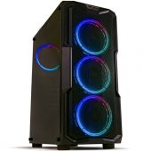 DarkFlash Aquarius-Mesh RGB Mid Tower Kasa PSU YOK - 3