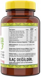 Ncs Limon Aromalı Omega 3 Balık Yağı 1000 Mg Vitamin D Vitamin K Vitamin E 60 Softgel - 2