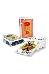 İskambil Kağıdı A/30 Oyun Kağıdı 2 Adet Kofrajlı Kağıt Briç Kağıdı Batrak Kağıdı - 1