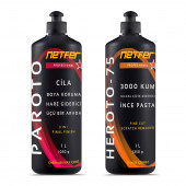 Netfer 2'li İnce Pasta Cila Set - 2x1 L - 1
