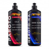 Netfer 2'li Kalın Pasta Cila Set - 2x1 L - 1
