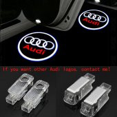 Audi A3 2003-2013 Kapı Altı Led Logo Aydınlatma Ghost Shadow - 1