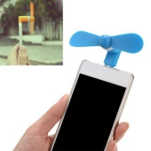 iPhone 7 8 X 11 12 Uyumlu Taşınabilir Mini Fan Vantilatör 2 Adet - 1