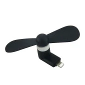 iPhone 7 8 X 11 12 Uyumlu Taşınabilir Mini Fan Vantilatör 2 Adet - 4