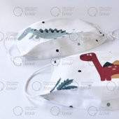 YENİ* 3'LÜ YIKANABİLİR DİNOZOR TEMALI ÇOCUK MASKESİ (BİR PAKET İÇERİSİNDE 3 FARKLI MASKE BULUNMAKTADIR.) - 2