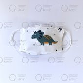 YENİ* 3'LÜ YIKANABİLİR DİNOZOR TEMALI ÇOCUK MASKESİ (BİR PAKET İÇERİSİNDE 3 FARKLI MASKE BULUNMAKTADIR.) - 4