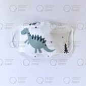 YENİ* 3'LÜ YIKANABİLİR DİNOZOR TEMALI ÇOCUK MASKESİ (BİR PAKET İÇERİSİNDE 3 FARKLI MASKE BULUNMAKTADIR.) - 5