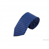 Brianze Mavi Kareli Mendilli Kravat thumbnail 2