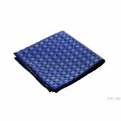 Brianze Mavi Kareli Mendilli Kravat thumbnail 3