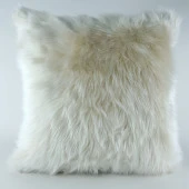 Mrs.Gugar Peluş Kırlent Kılıfı Krem - 1