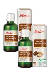 Balen Organik Argan Yağı Soğuk Pres 2 x 50 ml - 1
