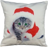 Mrs.Gugar Noel Kedi Kırlent Kılıfı - 1