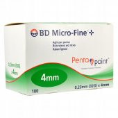 BD Micro-Fine Plus Kalem İğnesi 0,23mm (32G) x 4mm - 1
