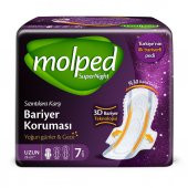Molped Supernight Hijyenik Ped Uzun 7 Adet - 2