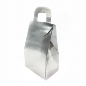 HEDİYE ÇANTA GRİ 5CM X 7 CM 10LU - 1