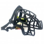 Nunbell Köpek Plastik Ağızlık Slikon Siyah XL 13 x 8 x 11,5 cm - 1