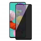 Samsung Galaxy A51 Hayalet Privacy Gizli Cam Ekran Koruyucu Siyah - 1