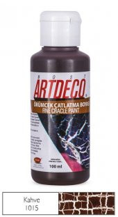 Artdeco Örümcek Çatlatma Boyası 100ml Kahve 1015 - 1
