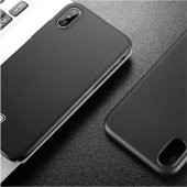 iPhone X/XS 5.8 Orijinal Baseus Thin Back Ultra İnce Mat Kılıf - 9