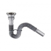 Lavabo Paslanmaz Evye Sifonu Lüx Körüklü Donau 32 Mm - 1