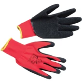 Eldiven Kırmızı Siyah Latex Ysr No: 10 - 1
