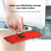 iPhone X/XS 5.8 Orijial Baseus Ring Bracket Yüzüklü İnce Kılıf - 2