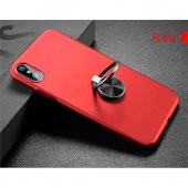 iPhone X/XS 5.8 Orijial Baseus Ring Bracket Yüzüklü İnce Kılıf - 4