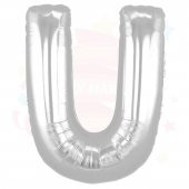 Nedi Balon Folyo 40 Harf Gümüş U 01362 - 1